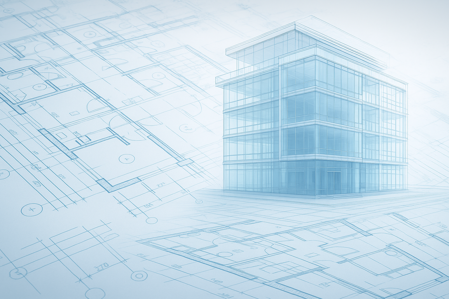 Modèle 3D BIM et plans techniques illustrant les services d’experts-conseils en télécommunications et sécurité physique – Pelletier & Associés Conseils